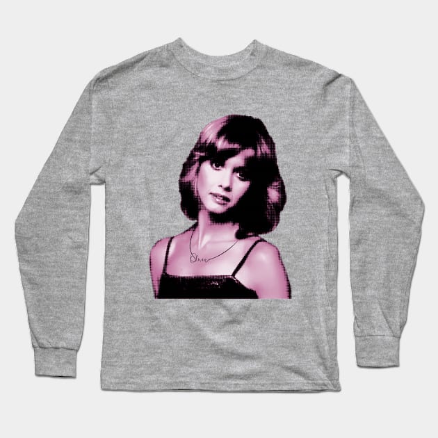 Olivia Newton-John - True Aussie legend Long Sleeve T-Shirt by CaraMia Vintage